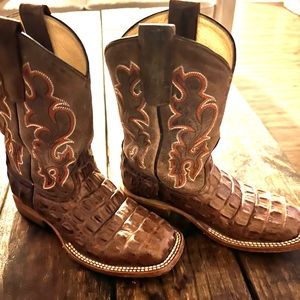 Lightly Used Kids Horse Power cowboy booots